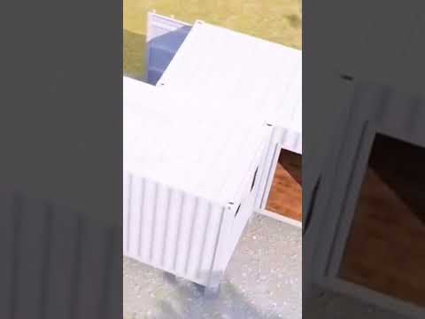 2 20ft shipping container house. #foryou #shippingcontainerhouse #trending #containerhouse