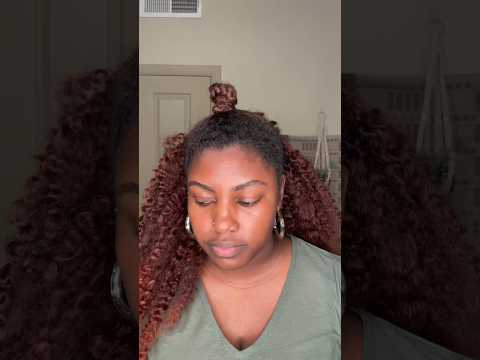 Half Up Half Down using Crochet Hair / Easy Natural Hairstyle