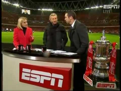 Martin Keown Gets Hit By Ball In The Face (Arsenal v Leeds United)
