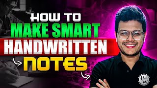 How to Make Smart Handwritten Notes?? 📝📝Most Important Video For CA Students