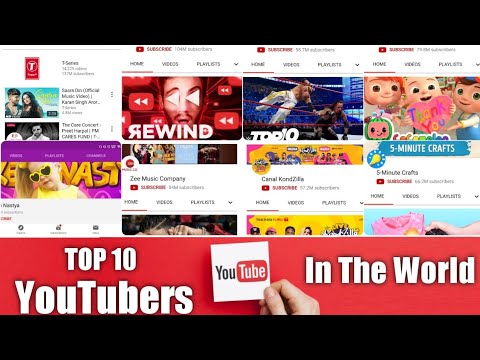 Top 10 Most Subscribed YouTubers in the World 2020 with Proofs ll Which is No.1 YouTube Channel