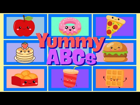 Yummy ABCs 🍕| Kid’s Favorite Foods Alphabet Song A-Z