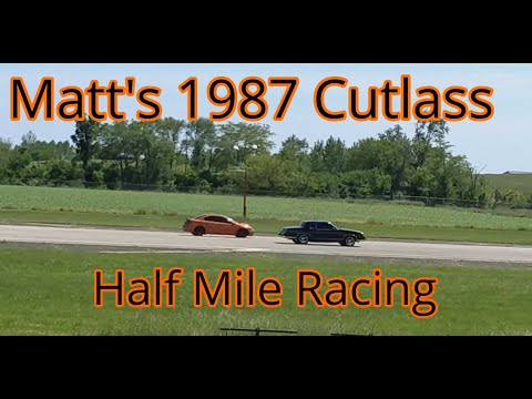 Matt's 1987 Cutlass half mile pull