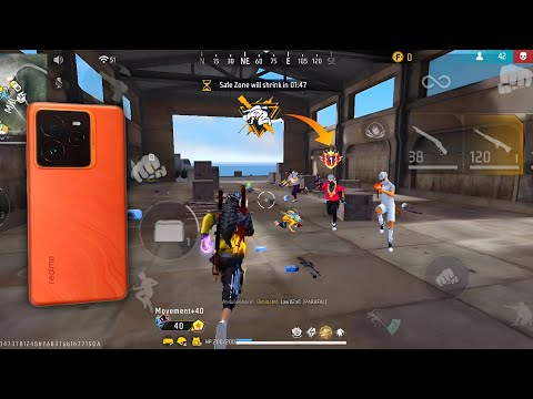 Realme Gt 7 Pro 5G Gaming Test 🥵 | Free Fire Gameplay Realme Gt 7 Pro 5G⚡| Free Fire Highlights 🔥