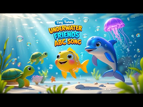 Little Fish Wiggle Wiggle Song 🐟 | Fun Nursery Rhymes for Kids | Baby Cartoon Songs