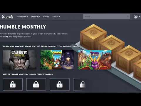 FREE 3 PC Games: Humble Monthly Subscription - October 2019