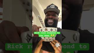 Rick ross respond to the Game diss record lol #thegame #rickross