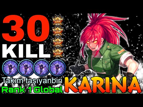 30 Kills Karina Insane Killing Machine - Top 1 Global Karina by Takım taşıyanbiri - Mobile Legends