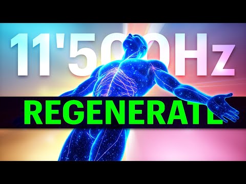 GO into Deep Sleep ➤ REGENERATE Your Whole BODY 11'500Hz + 9 Solfeggio Healing Frequency Vibrations