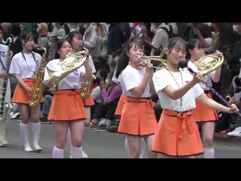 京都橘高校吹奏楽部博多どんたく④ Kyoto Tachibana Hakata