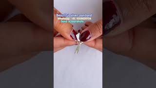 🌸beautiful silver pandand 😍67%off😘#silver #youtubeshorts #love#viralvideo r