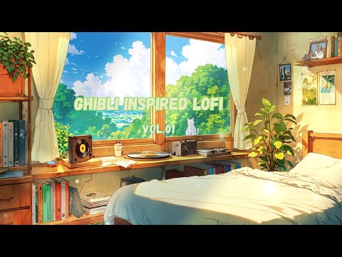 Ghibli Inspired Lofi – Vol.01 | Relaxing Anime Lofi Beats for Study, Sleep & Calm Vibes