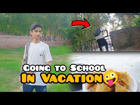 Going to School 🏫 in Vacation 🤪 | Zabi Bhai
