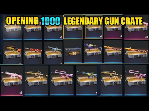 Opening 1000 Gun Crate||Free Fire