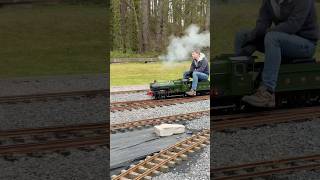 MINIATURE STEAM LOCOMOTIVE! Precision Engineering Meets The Open Track 🚂🔥 #MiniatureRailway