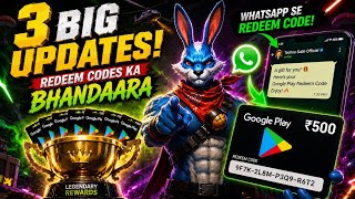 Whatsapp Se Free Redeem Code🤩| Redeem Codes Ka Bhandaara🔥| Google Play Redeem Codes Giveaway 🥳