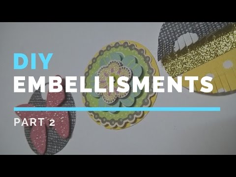 DIY embellishments with washi tape