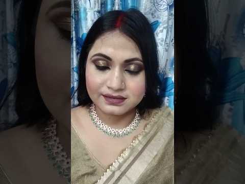 Smokey Eyes Tutorial ❤️.. Glamorous Party Makeover ❤️.#professional #ytshorts #reel #mua #instalike