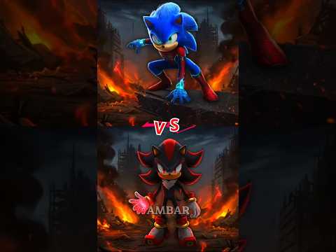 Sonic Spider vs Shadow.. #sonic #battle #shorts #spiderman