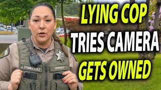 Lying Cop Attempts to Seize Camera, Gets Exposed During 1st Amendment Audit