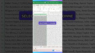 Ouvrir un fichier CSV dans Excel !