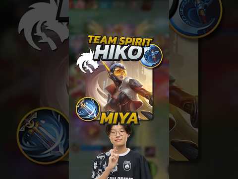 How Team Spirit Hiko Plays Miya! Mobile Legends #mobilelegends #mlbb #gaming