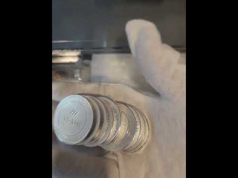Asahi 1 oz silver coins!