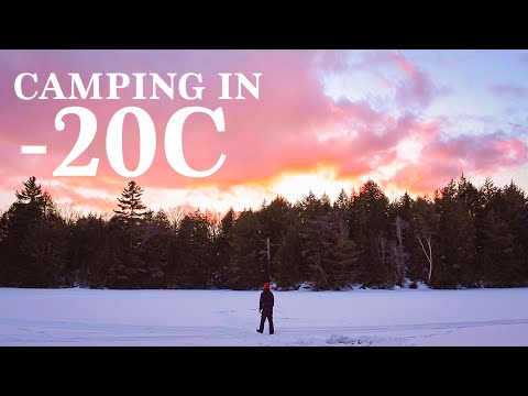Hot Tent Camp & Ice Fishing (Mouse in my Tent)