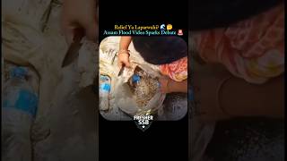 Relief or Negligence? 🌊🤔 Assam Flood Video Sparks Debate 🚨 #army #armylover #shorts #assam
