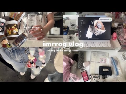 VLOG:大学生の日常➕学校がある1週間、スケージュールを立てて行動する、新しい洋服👕New lipstickが届く🍀⭐️朝ご飯をMealitプロテインに置き換えてみる🥛✨