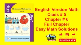 Class 5 Math Solution Chapter 6 Full Chapter | Easy Math Solutions English Version #class5 #maths