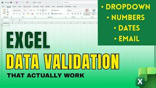 Excel Data Validation Rules That Actually Work | Excel Fluency