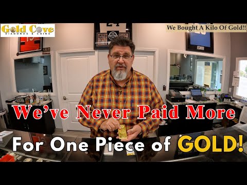 We've NEVER Paid More For One Piece Of Gold Bullion! We Bought A Kilo Gold Bar Worth Over $100,000!