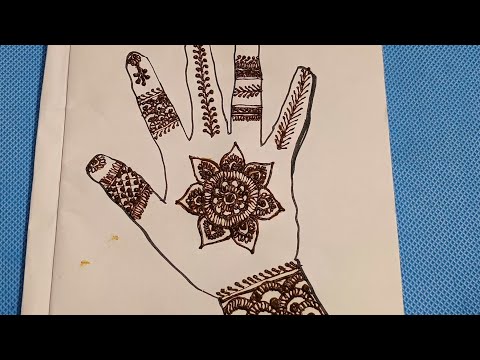 Simple mehandi design |stylish front hand mehndi design| #mehndi #arabicmehndidesign #diwalimehndi