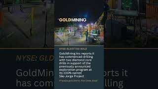 ICYMI ➠ GoldMining Inc (NYSE: GLDG) reported it has commenced drilling with two diamond core drills
