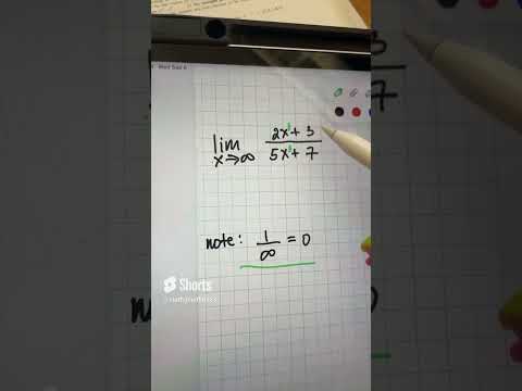 Limit at infinity