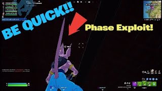 NEW EXPLOIT!! Phase through roof in Fortnite Chapter 5 Season 1