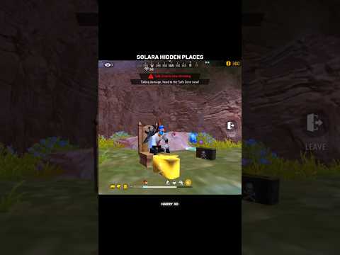 Solara map new hidden places in free fire #freefire #solaramap #ffshorts #hidden