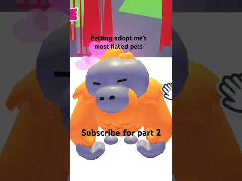 Petting Adopt me’s Most HATED Pets!! Part 1