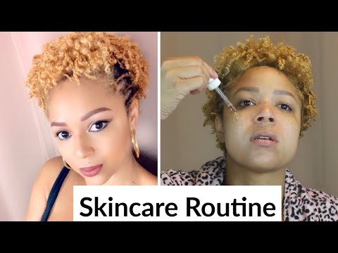 nighttime skin care routines black women