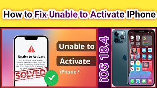 How to Fix Could not Activate iPhone after iOS 18/17/16 Update | 2025