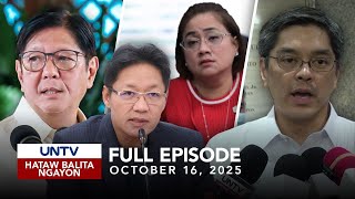 UNTV: Hataw Balita Ngayon | October 16, 2025