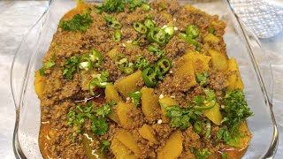 Mutton Qeema Aloo Recipe |Perfect Spicy Keema Aloo for Lunch & Dinner |Quick & Easy Pakistani Recipe