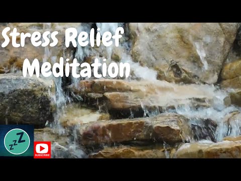 STRESS RELIEF MEDITATION - Relaxing Sound of Falling Water to Melt Away Stress