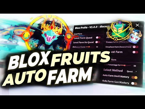 NEW Blox Fruits Script *NO KEY* - Quickest Auto Farm, Auto Mastery & Devil Fruit Sniper!