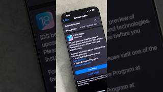 iOS 18.5 Beta 📲 #smartphone #ios18beta #apple