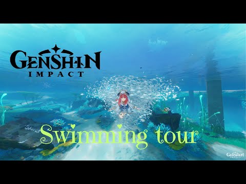 [PS5] Genshin Impact 4.0 - Fontaine Relaxing Swimming Tour