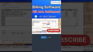 Amount settlement in Dollar Erp Billing Software,Billing Software for Retailers in india,Gst Billing