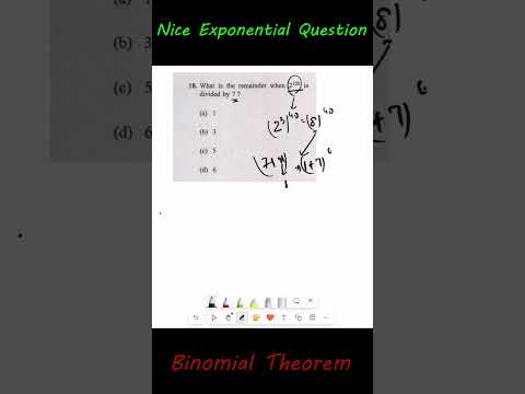 The Nice Exponential question NDA|CDS|AFCAT… can you solve it? #ndapreparation #ndamaths