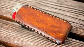 EASY LEATHER BIC LIGHTER CASE – Quick DIY Tutorial